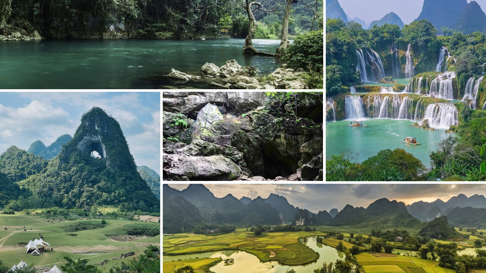 Cao Bang – Waterfalls and Limestone Landscapes